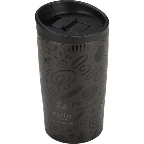 ESTIA - SAVE THE AEGEAN Θερμός Travel Mug Noir Echo - 350ml